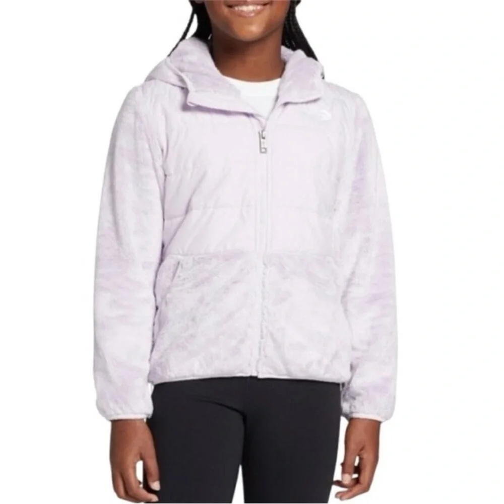 The North Face Girls' Sherpa Ny-Ion Mashup Jacket - Lavender Fog XL 14/16